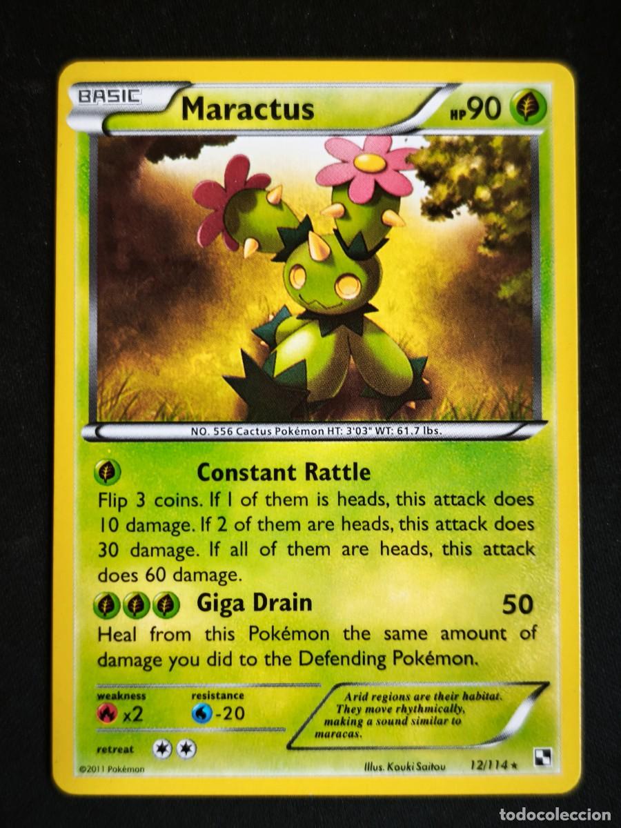 Trading cards: Carta Pokemon Maractus estado muy bueno
