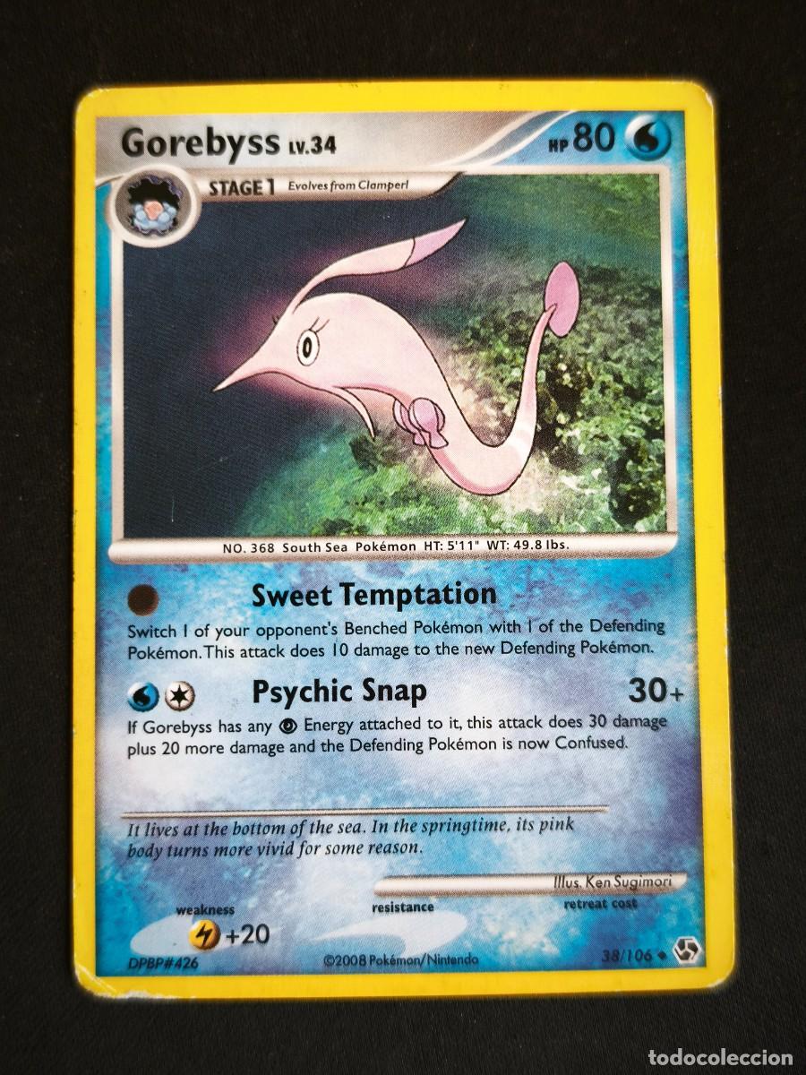 Trading cards: Carta Pokemon Gorebys estado muy bueno