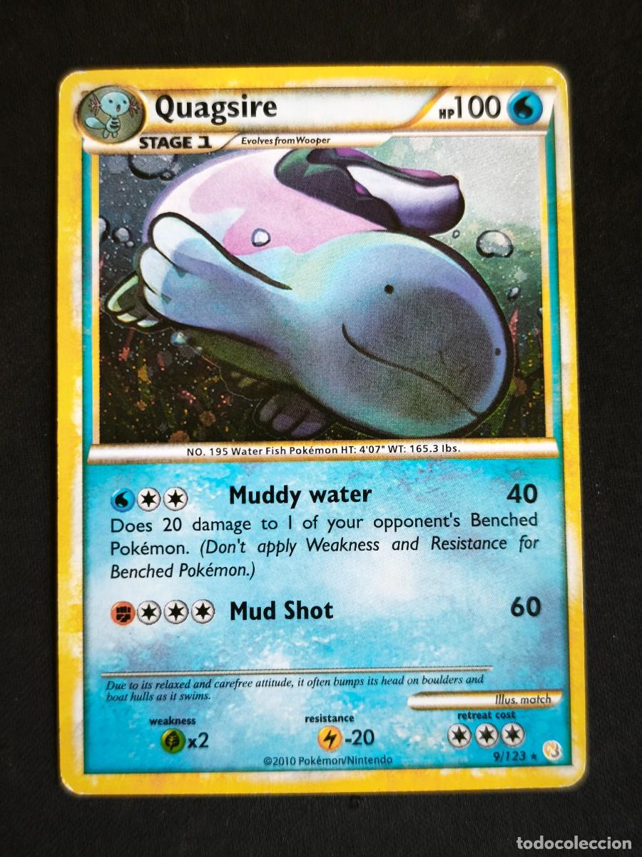 Trading cards: Carta Pokemon Quagsire estado muy bueno