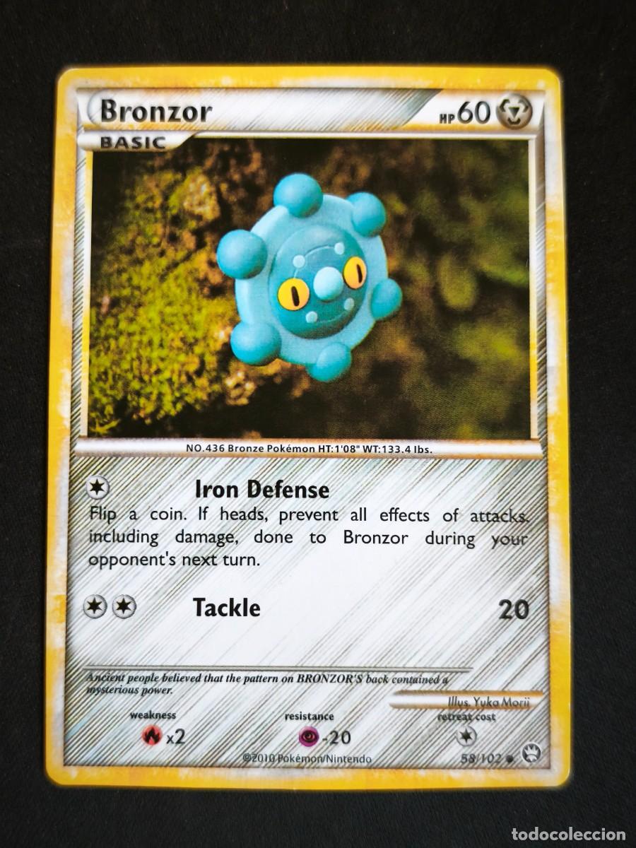 Trading cards: Carta Pokemon bronzor estado muy bueno