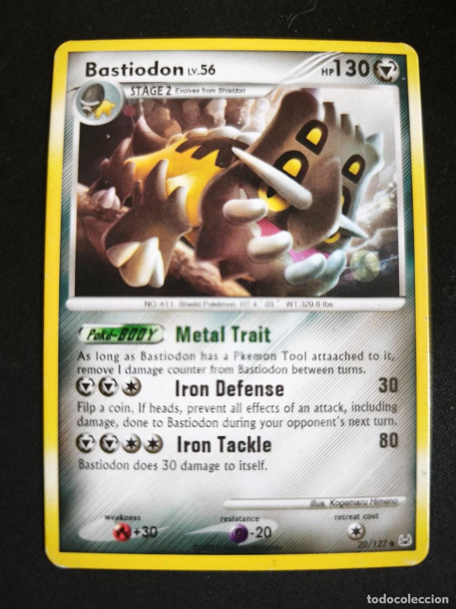 Cartas Colecion&aacute;veis: Carta Pokemon Bastiodon estado muy bueno