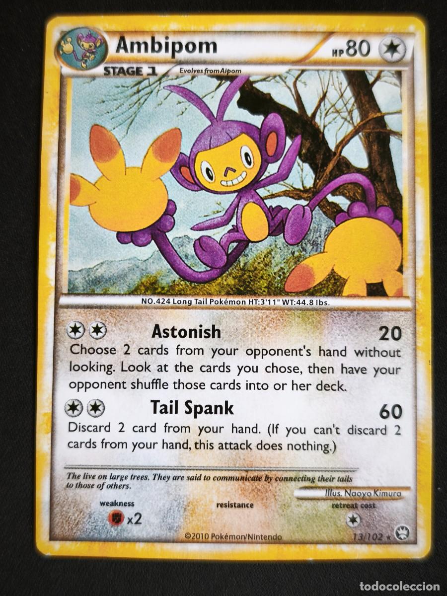 Cartas Colecion&aacute;veis: Carta Pokemon Ambipom estado muy bueno