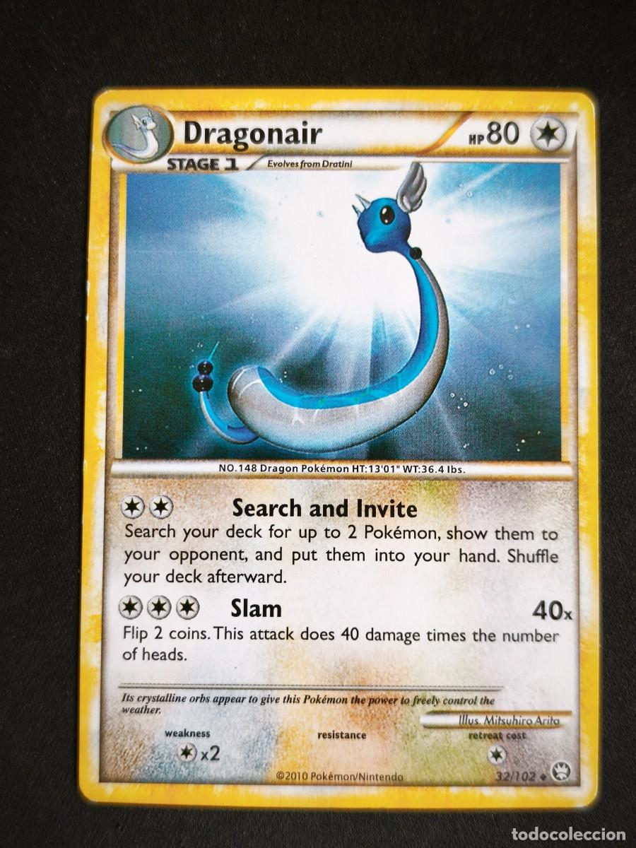 Cartas Colecion&aacute;veis: Carta Pokemon Dragonair estado muy bueno