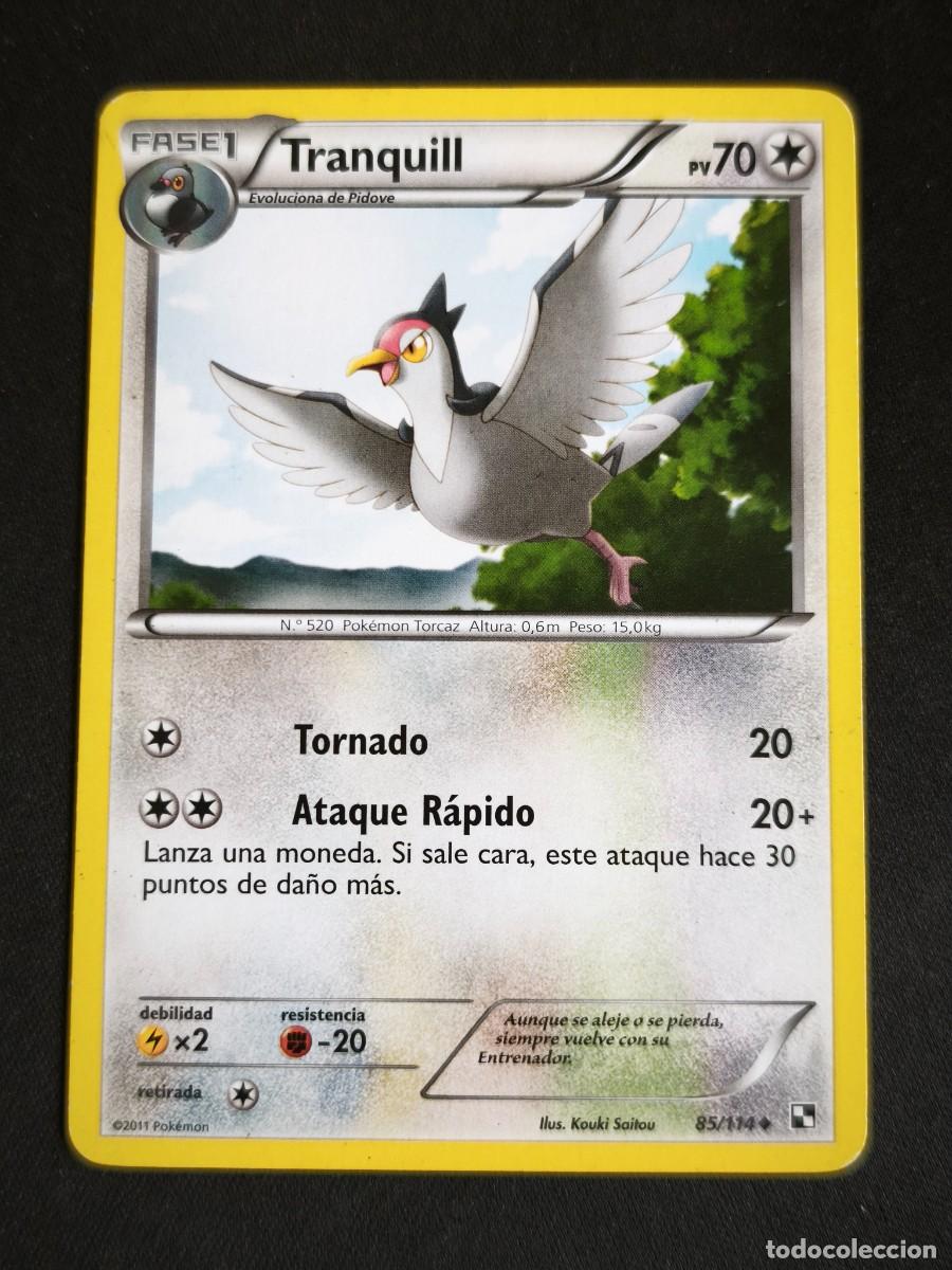 Trading cards: Carta Pokemon Tranquill estado muy bueno