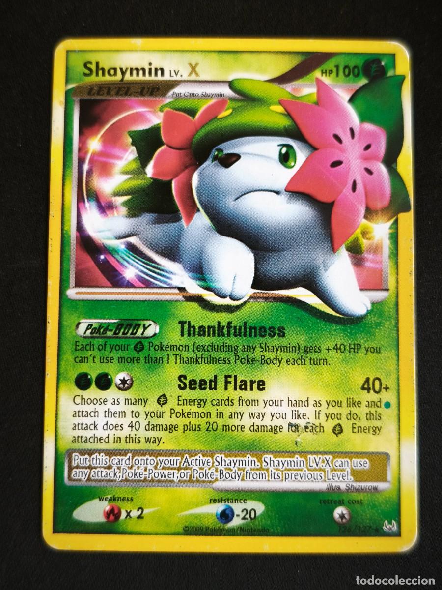 Trading cards: Carta Pokemon Shayman estado muy bueno