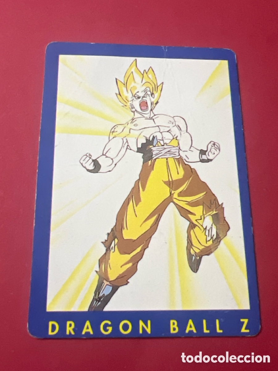 Cartas Colecion&aacute;veis: C4414. Son Goku N&ordm; 61 Dragon Ball Z Combat Cards Serie Azul Panini 1995