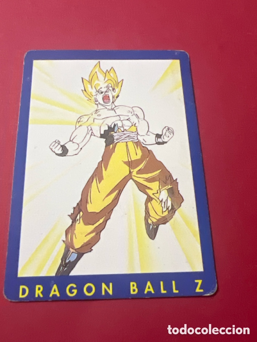 Cartas Colecion&aacute;veis: C4416. Son Goku N&ordm; 61 Dragon Ball Z Combat Cards Serie Azul Panini 1995