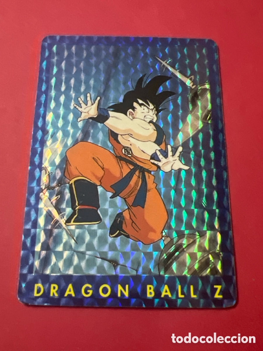 Figurine Collezionabili: C4630. Son Goku N&ordm; 74 Dragon Ball Z Combat Cards Serie Azul Panini 1995