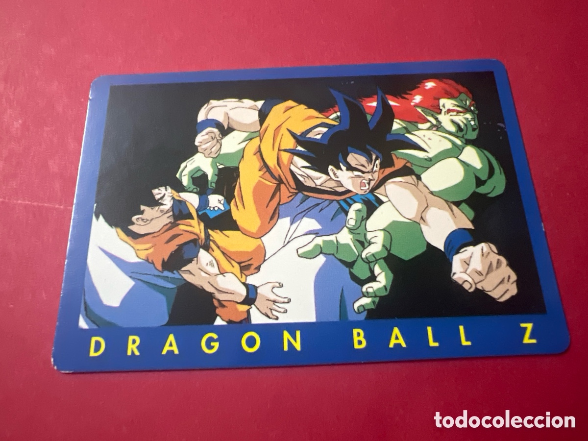 Figurine Collezionabili: C4650. Son Goku N&ordm; 77 Dragon Ball Z Combat Cards Serie Azul Panini 1995