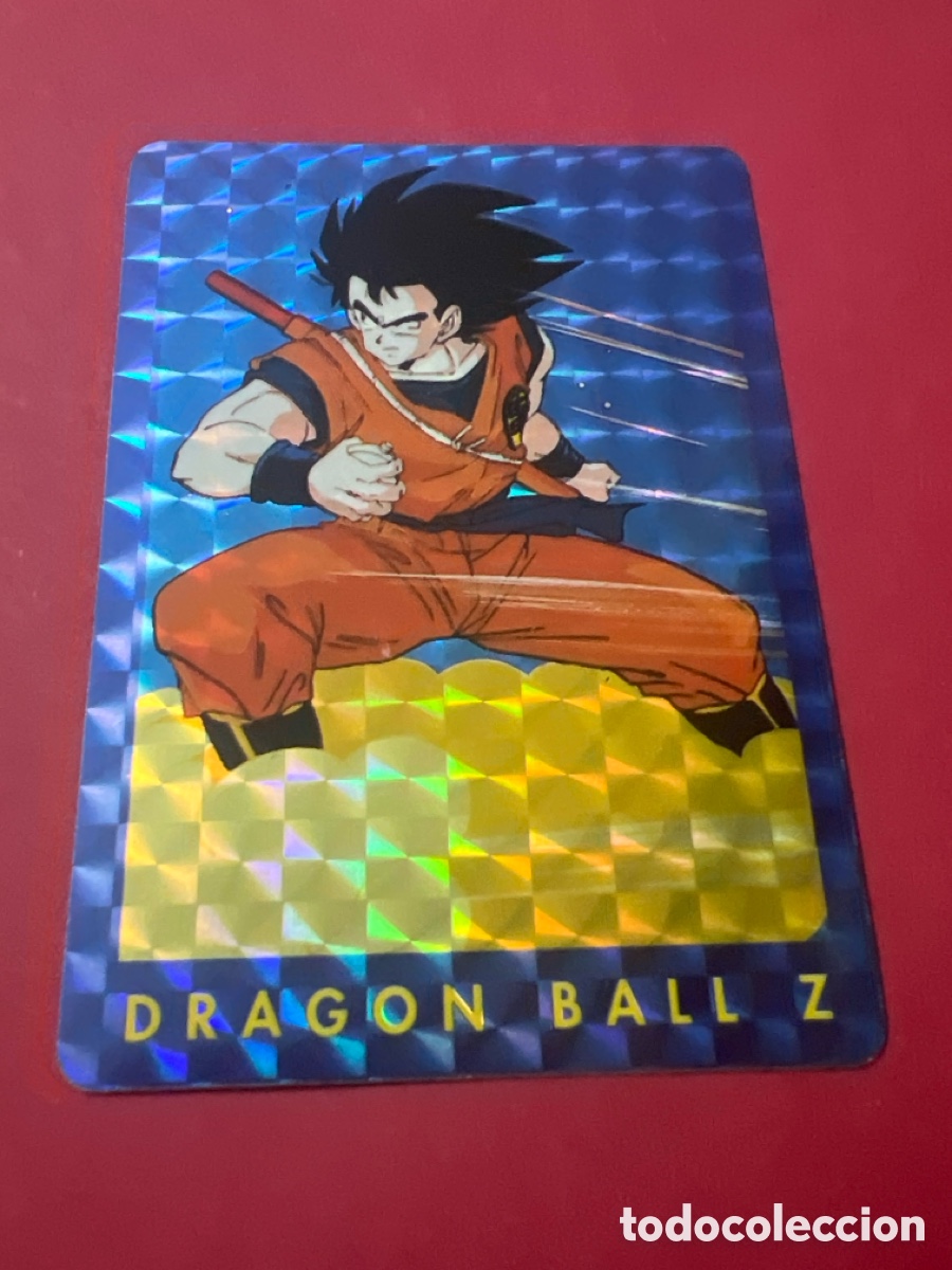 Trading cards: C44. Son Goku N&ordm; 81 Dragon Ball Z Combat Cards Serie Azul Panini 1995
