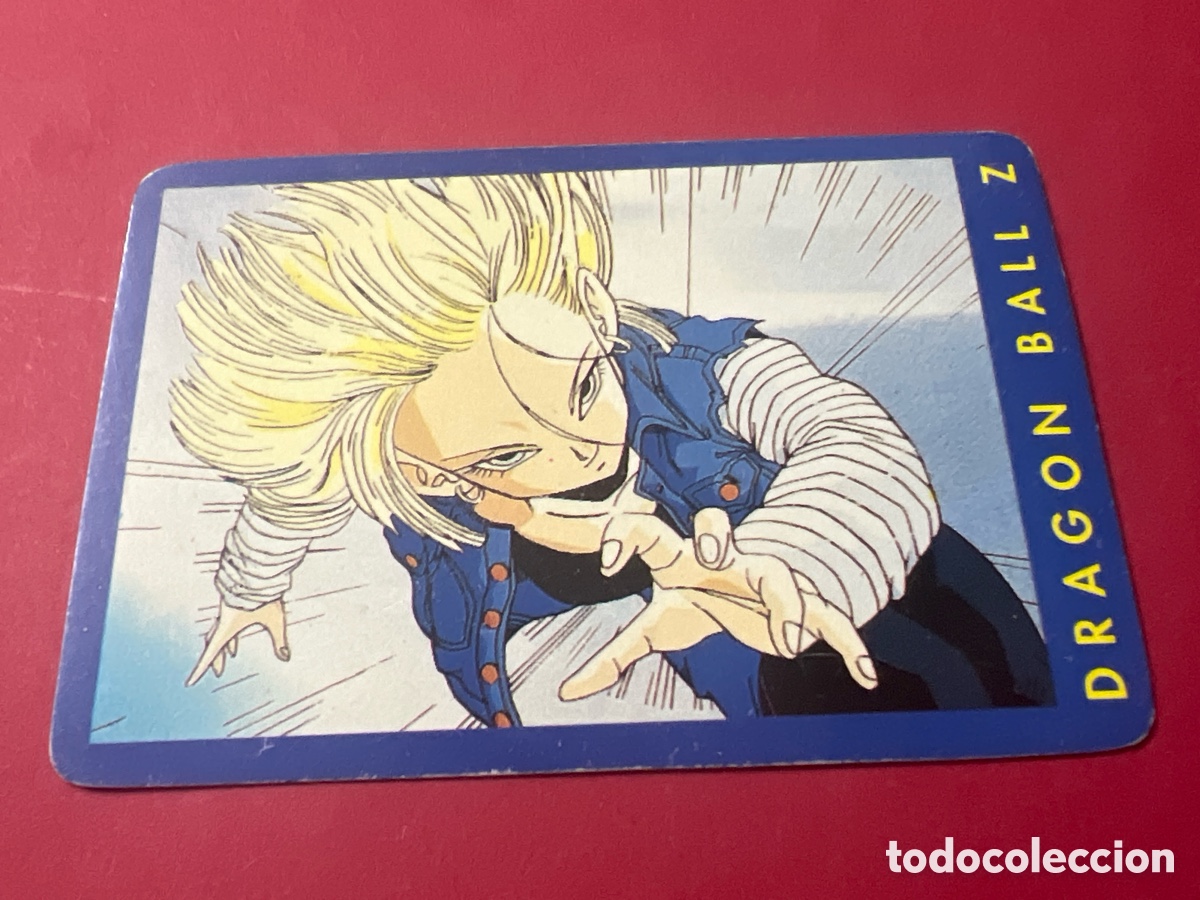 Cartas Colecion&aacute;veis: C70. TRADING CARD DE DRAGONBALL DRAGON BALL Z SERIE 1 AZUL N&ordm; 85 A&Ntilde;O 1996 DE PANINI
