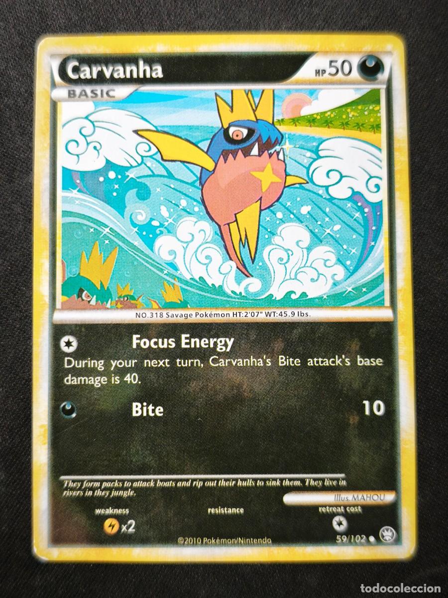 Figurine Collezionabili: Carta Pokemon Carvanha estado muy bueno