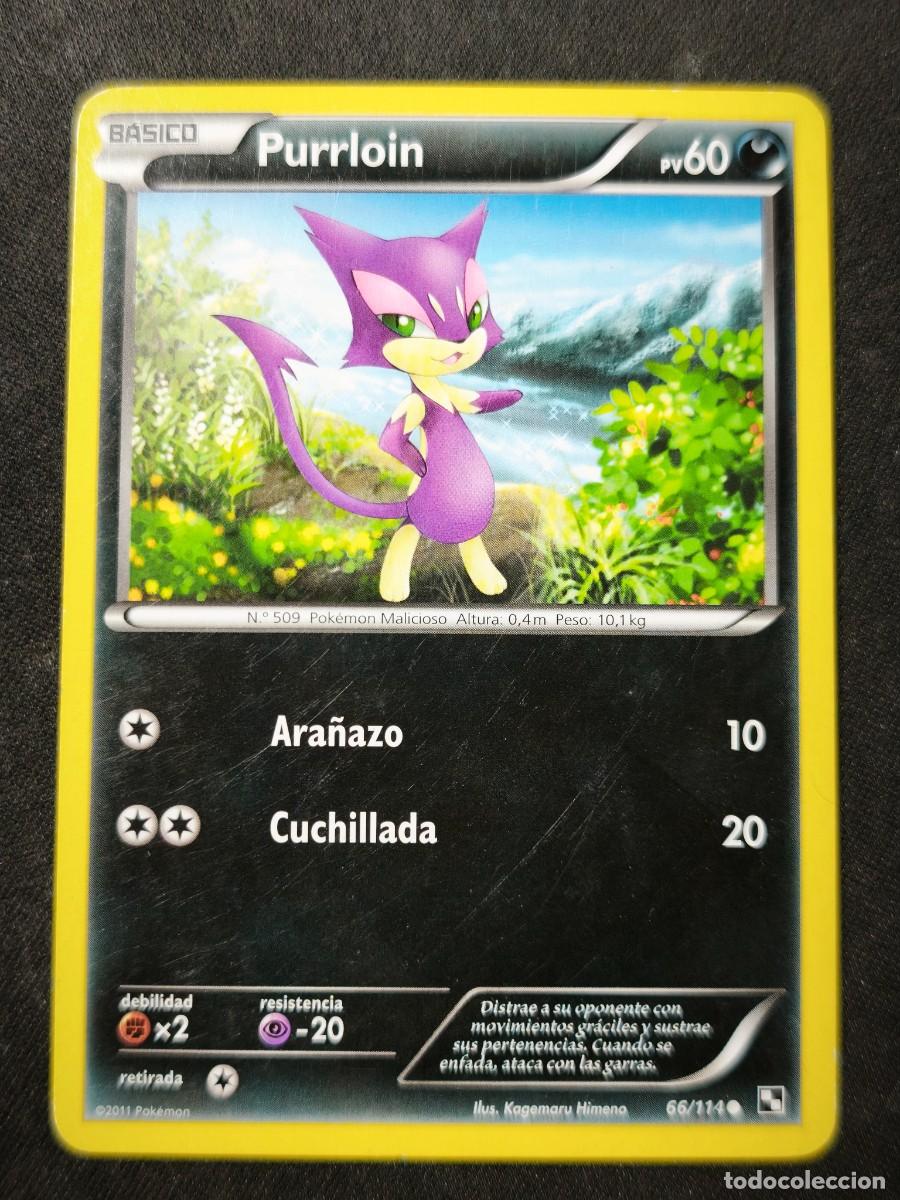 Trading cards: Carta Pokemon Purlion estado muy bueno