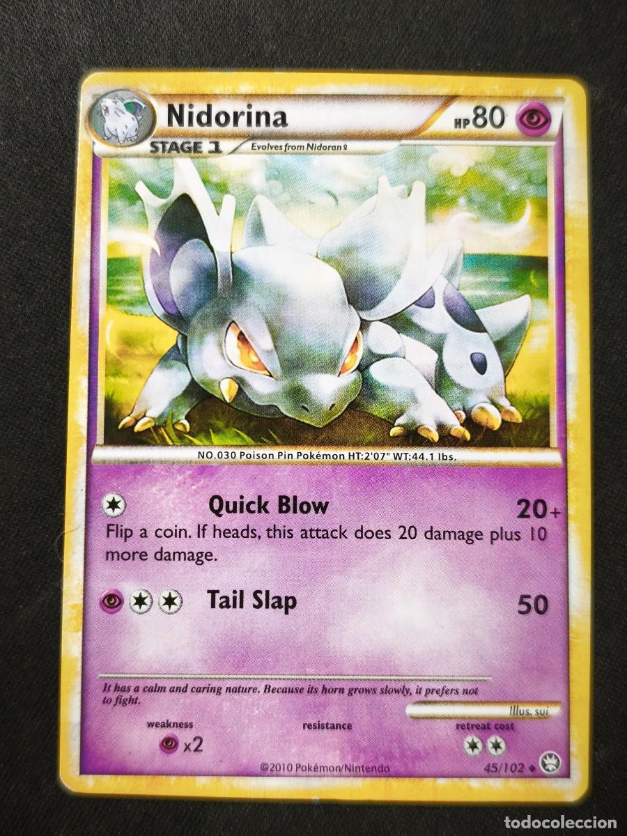 Trading cards: Carta Pokemon NIdorina estado muy bueno