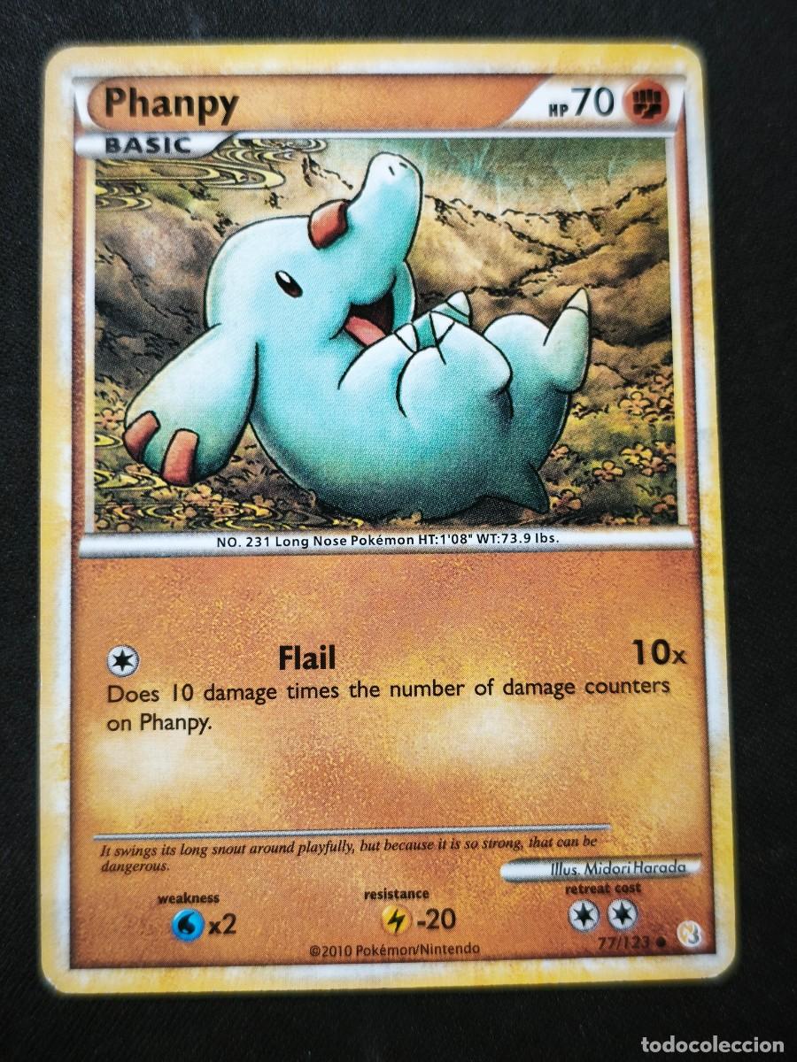 Trading cards: Carta Pokemon Phanpy estado muy bueno