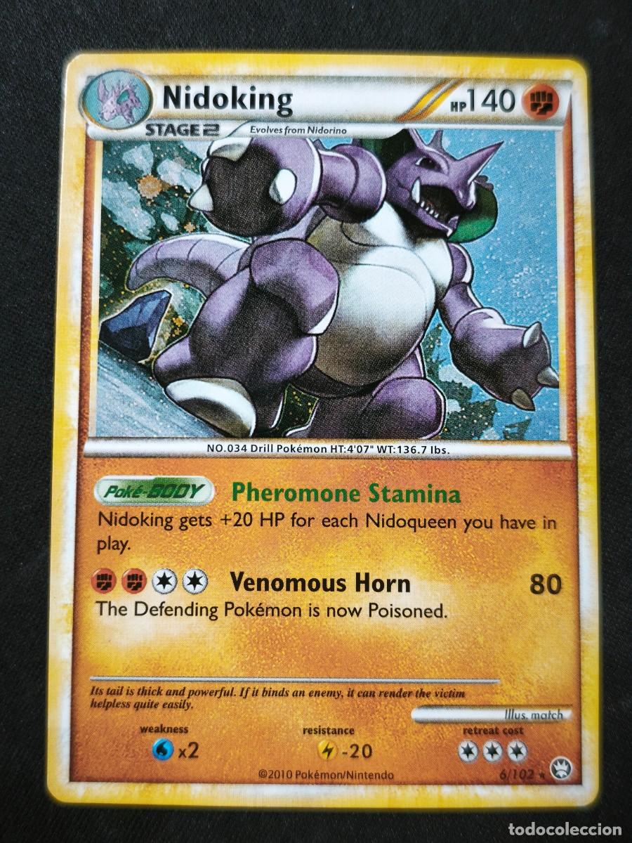 Trading cards: Carta Pokemon Nidoking estado muy bueno