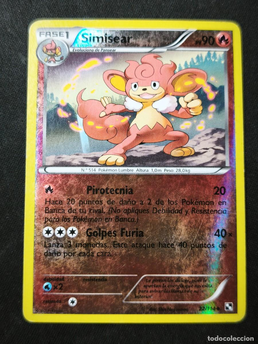 Trading cards: Carta Pokemon Simisear estado muy bueno