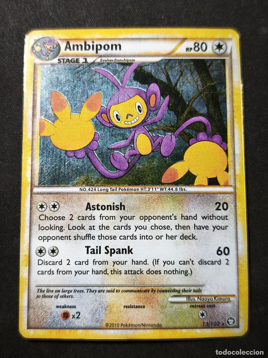 Trading cards: Carta Pokemon Ambipom estado muy bueno