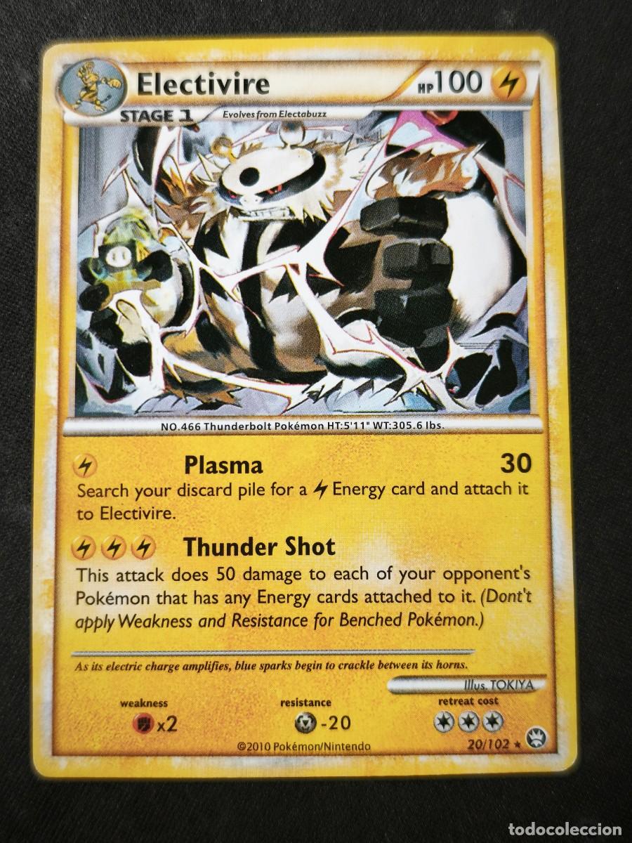 Trading cards: Carta Pokemon Electivire estado muy bueno