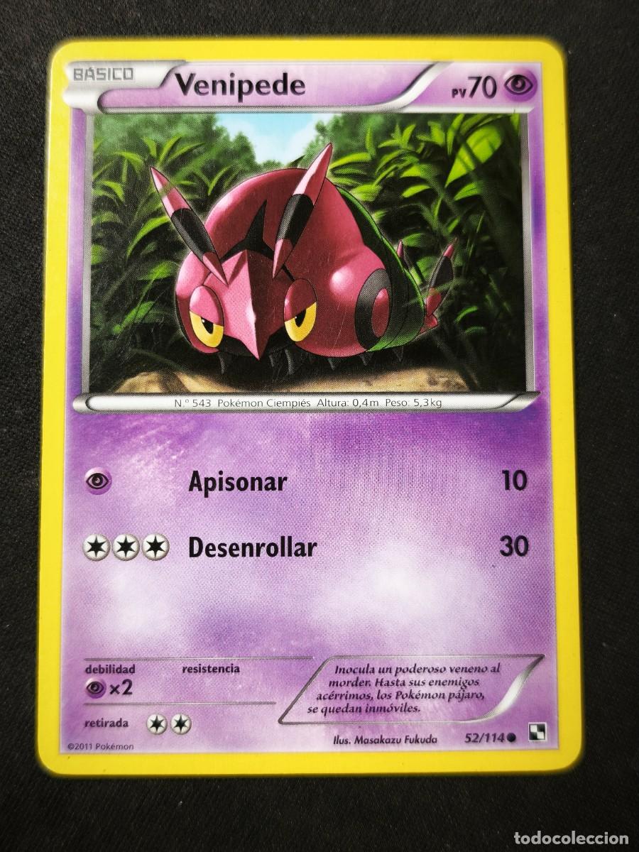 Sammelkarten: Carta Pokemon Venipide estado muy bueno
