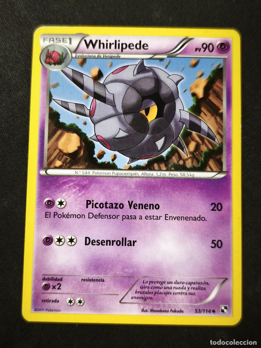 Sammelkarten: Carta Pokemon Whirlipede estado muy bueno