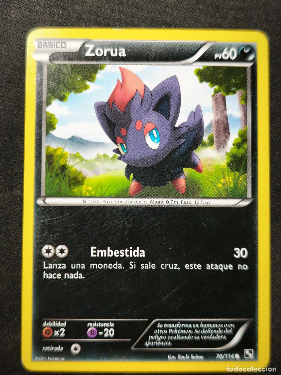 Trading cards: Carta Pokemon Zorua estado muy bueno