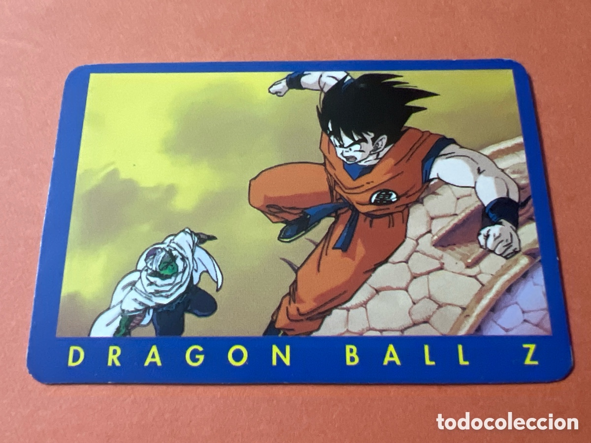 Cartas Colecion&aacute;veis: C92. CROMO CARTA DRAGON BALL Z SERIE 1 AZUL 87 SON GOKU