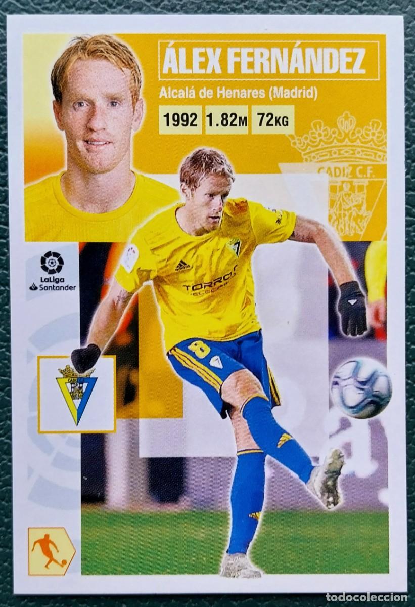 Figurine Collezionabili: 12 ALEX FERNANDEZ CADIZ CF CROMOS ALBUM EDICIONES ESTE 2020 2021 20 21