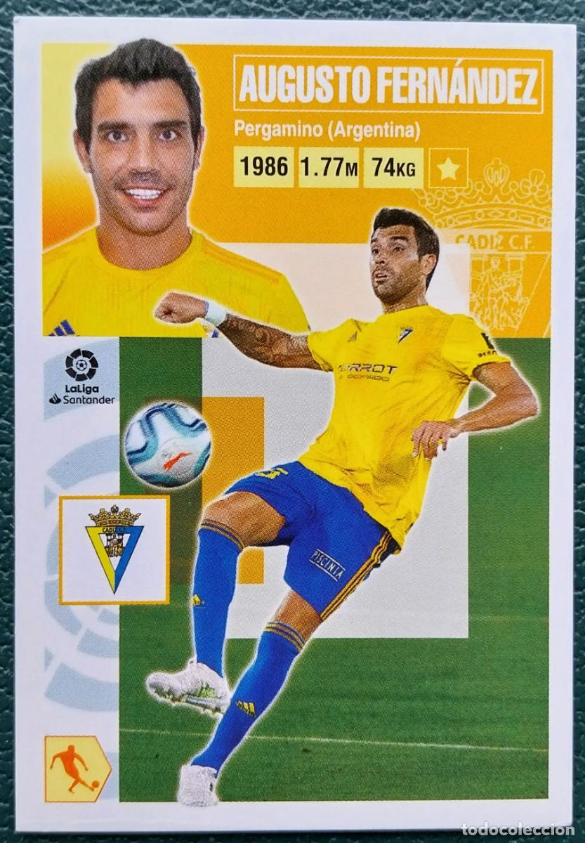 Trading cards: 14 AUGUSTO FERNANDEZ CADIZ CF CROMOS ALBUM EDICIONES ESTE 2020 2021 20 21