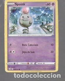 Cartas Colecion&aacute;veis: CROMO DE POK&Eacute;MON DE B&Aacute;SICO SPOINK PS 60 N&ordm; 325 DEL A&Ntilde;O 2021