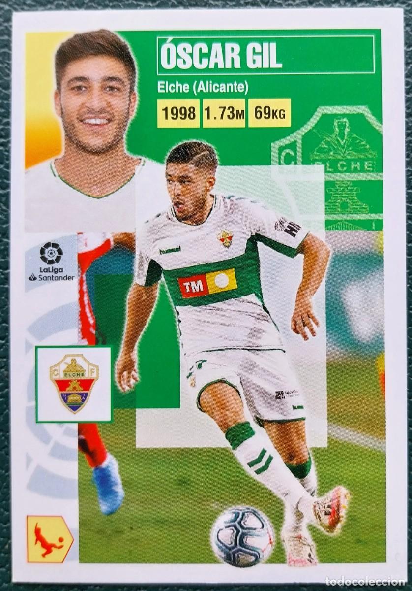 Cartes &agrave; &Eacute;changer: 4 OSCAR GIL ELCHE CF CROMOS ALBUM EDICIONES ESTE 2020 2021 20 21