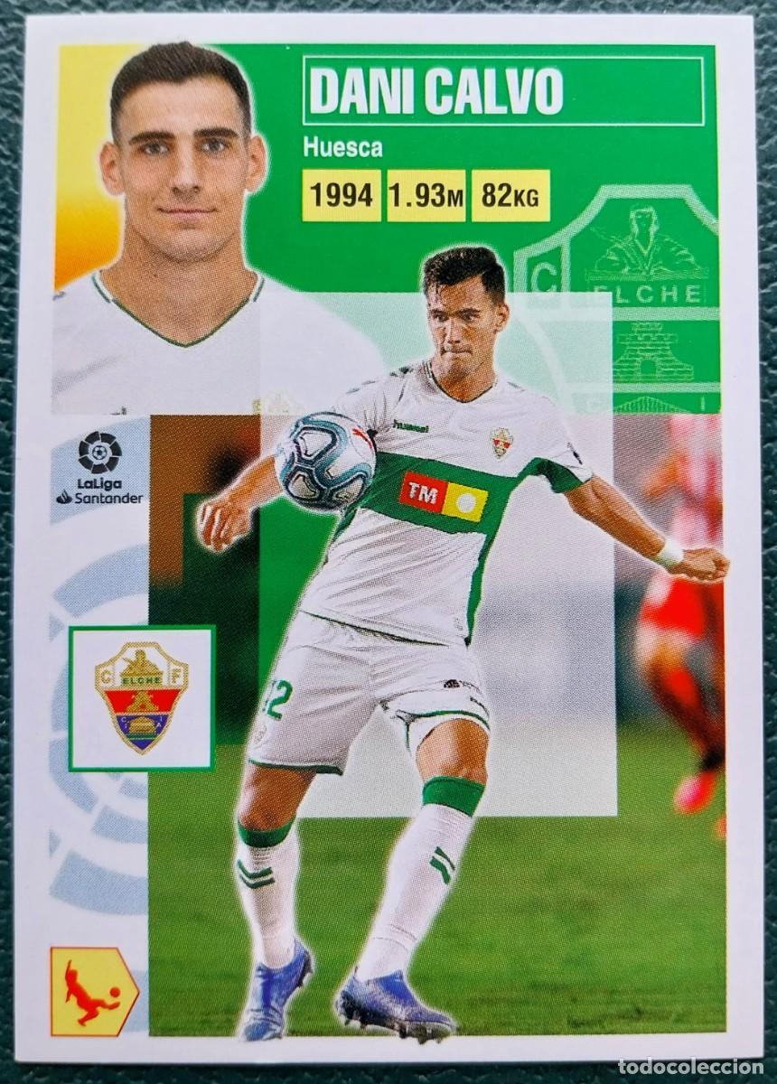Cartes &agrave; &Eacute;changer: 7 DANI CALVO ELCHE CF CROMOS ALBUM EDICIONES ESTE 2020 2021 20 21