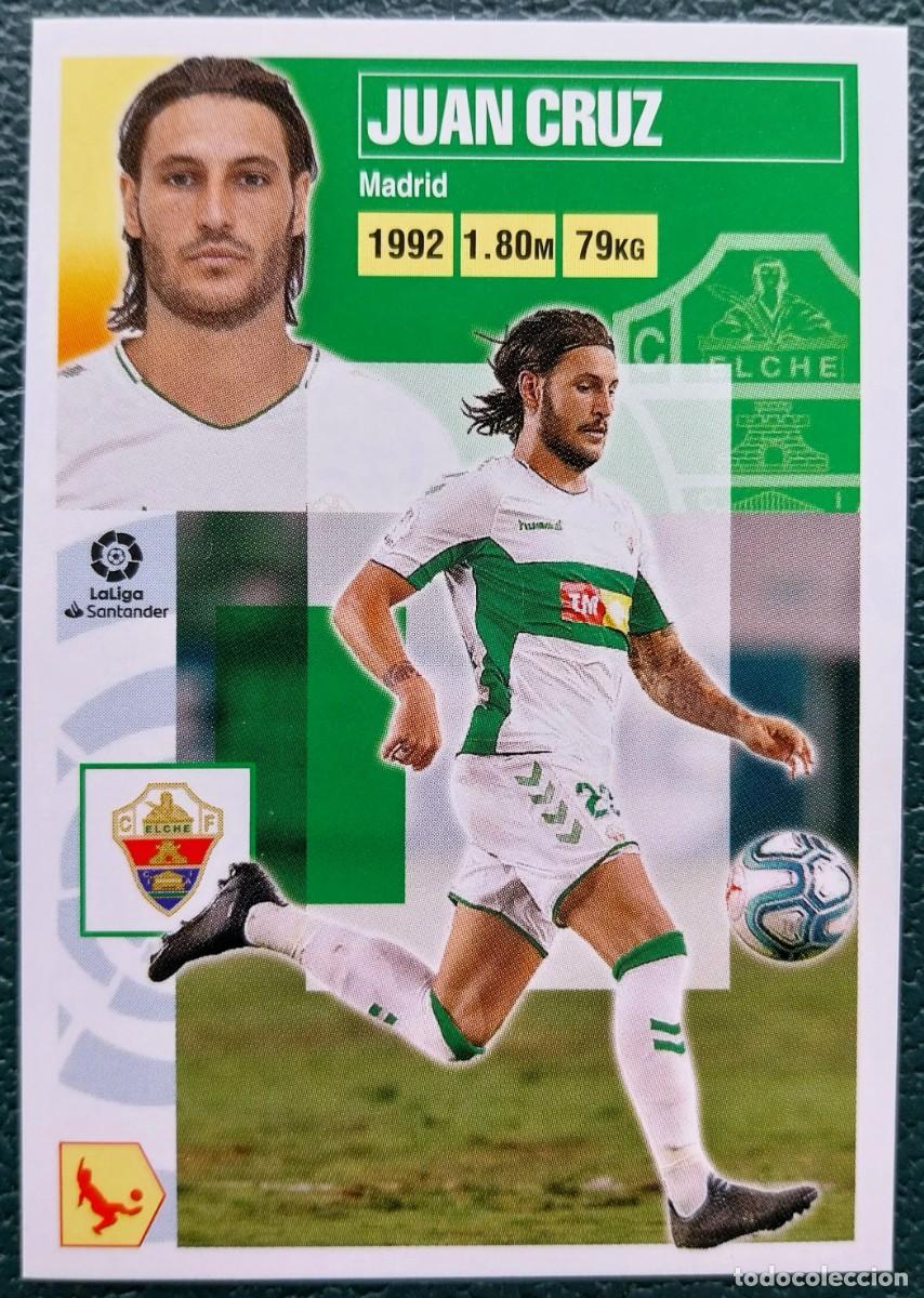 Cartas Colecion&aacute;veis: 9 JUAN CRUZ ELCHE CF CROMOS ALBUM EDICIONES ESTE 2020 2021 20 21