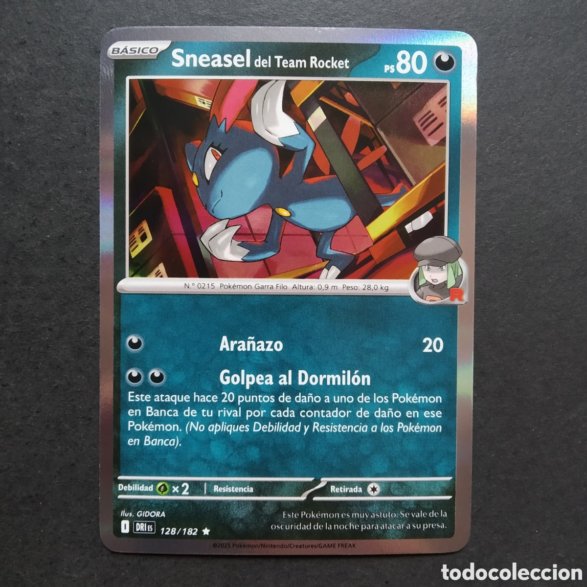 Trading cards: CARTA TCG - N&ordm; 128 - SNEASEL DEL TR (REVERSE HOLO) - RIVALES PREDESTINADOS - POK&Eacute;MON - EN ESPA&Ntilde;OL