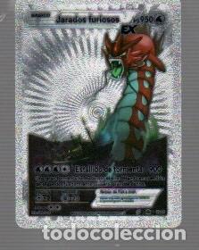 Trading Cards: CROMO DE POK&Eacute;MON DE BASICO JARADOS FURIOSOS PS 950 A&Ntilde;O 2020 DE COLOR PLATA