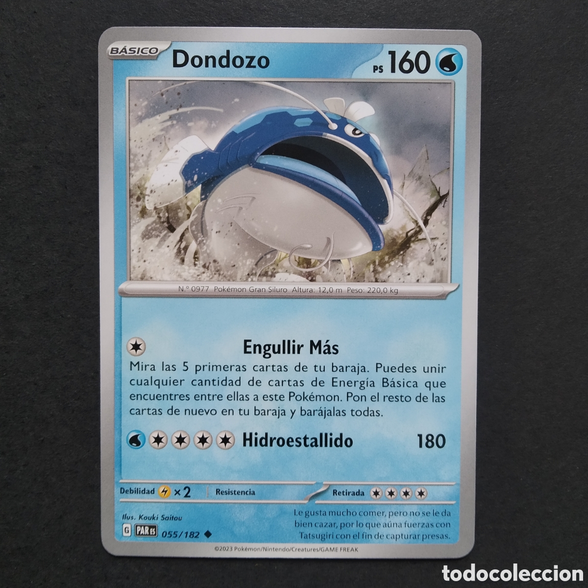 Figurine Collezionabili: CARTA TCG - N&ordm; 055 - DONDOZO - BRECHA PARAD&Oacute;GICA - POK&Eacute;MON - EN ESPA&Ntilde;OL
