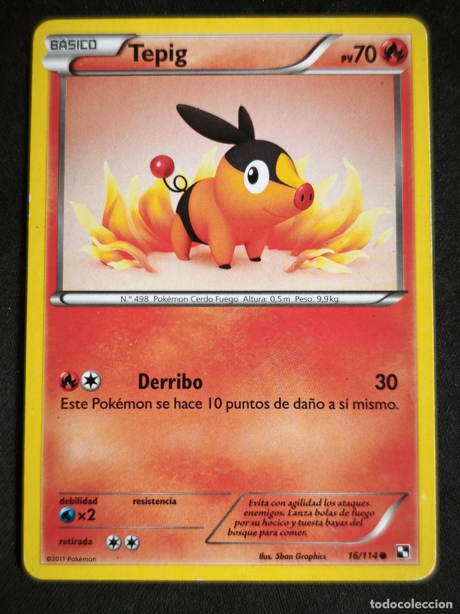 Cartes &agrave; &Eacute;changer: Cromo-carta-Trading Card Pokemon Tepig estado muy bueno