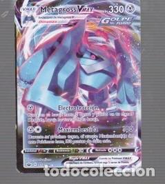 Figurine Collezionabili: CROMO DE POK&Eacute;MON DE VMAX METAGROSS PS 330 E 113/198 A&Ntilde;O 2022