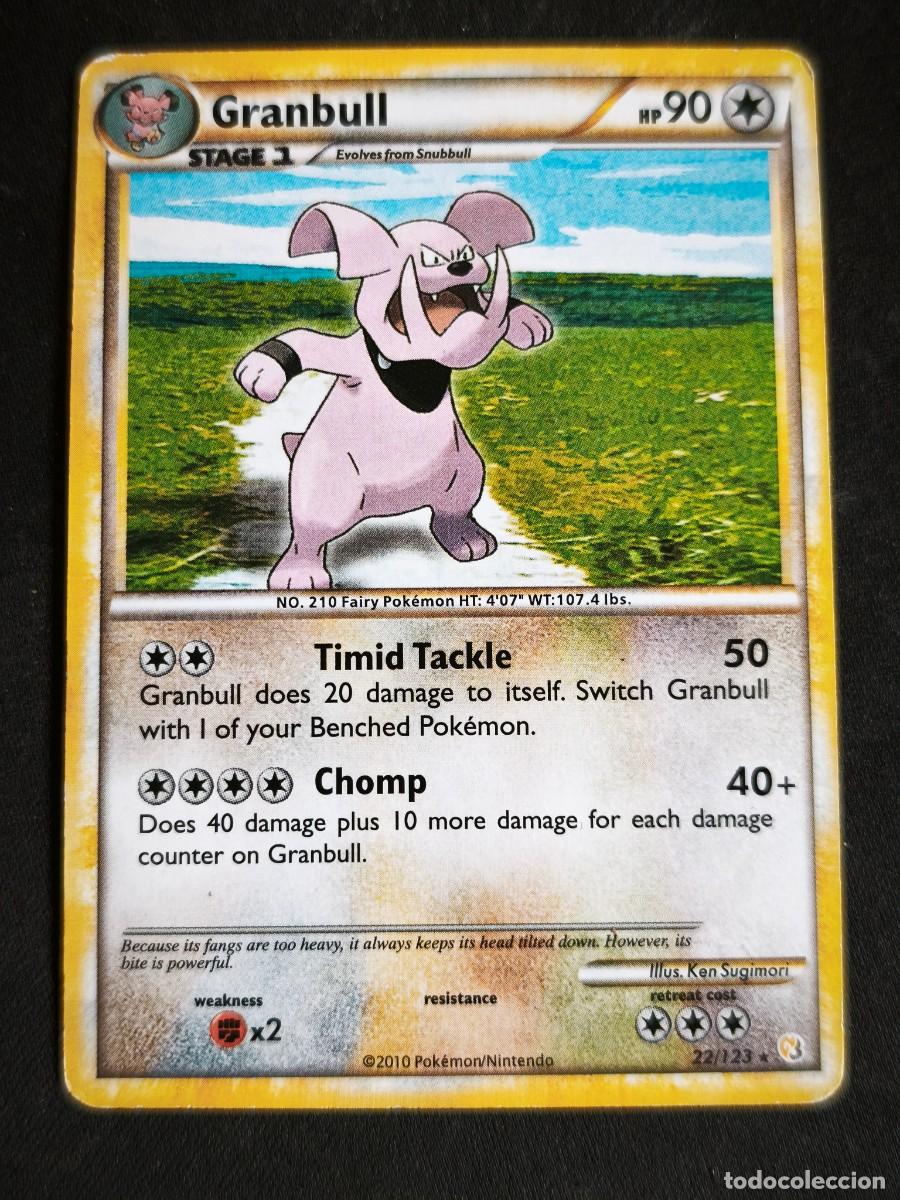 Trading Cards: Cromo-carta-Trading Card Pokemon Granbull estado muy bueno