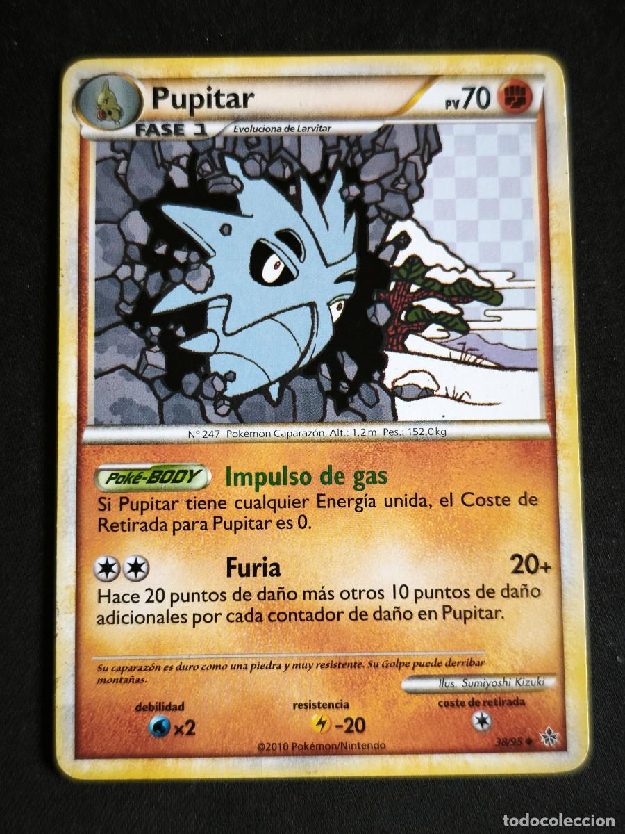 Trading Cards: Cromo-carta-Trading Card Pokemon Pupitar estado muy bueno