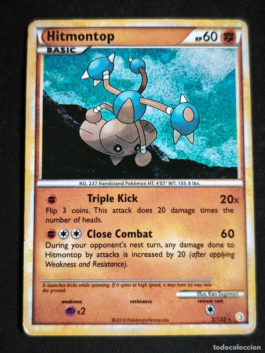 Trading Cards: Cromo-carta-Trading Card Pokemon Hitmontop estado muy bueno