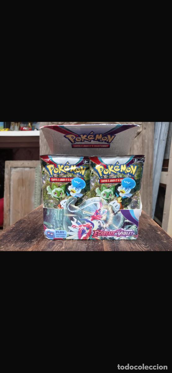 Trading cards: Caja pokemon cards ecarlate et violet rivalit&eacute;s destin&eacute;es 2024 Francia French edition 40 sobres