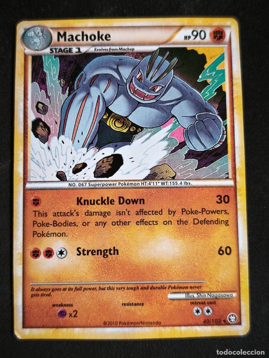 Trading Cards: Cromo-carta-Trading Card Pokemon Machoke estado muy bueno