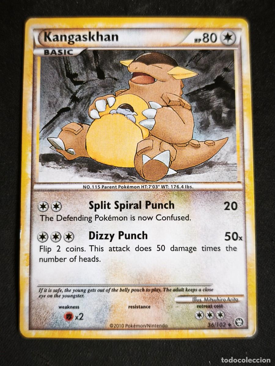 Trading cards: Cromo-carta-Trading Card Pokemon Kangaskhan estado muy bueno