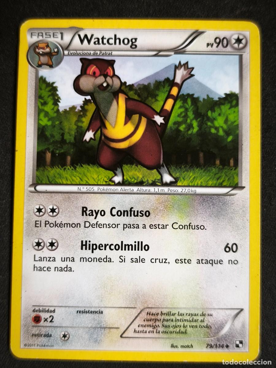 Sammelkarten: Cromo-carta-Trading Card Pokemon Watchog estado muy bueno