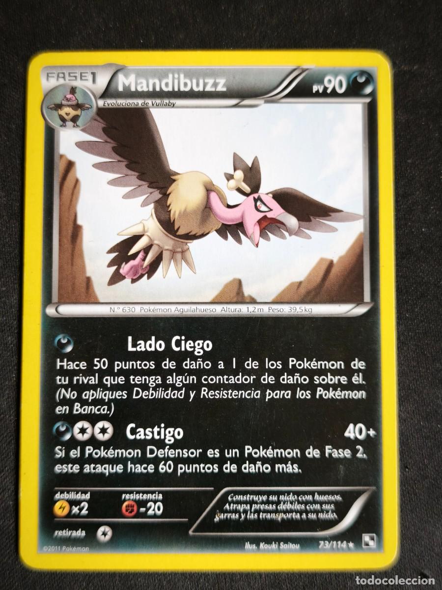 Sammelkarten: Cromo-carta-Trading Card Pokemon Mandibuzz estado muy bueno