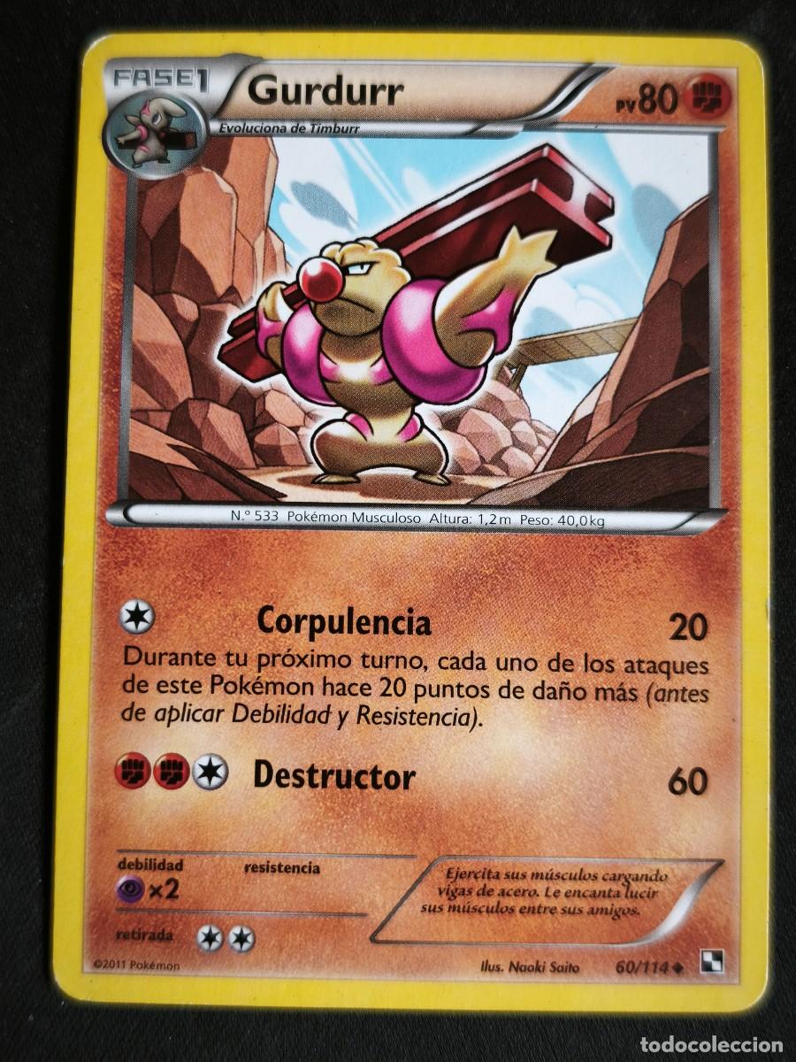 Sammelkarten: Cromo-carta-Trading Card Pokemon Gurdurr estado muy bueno