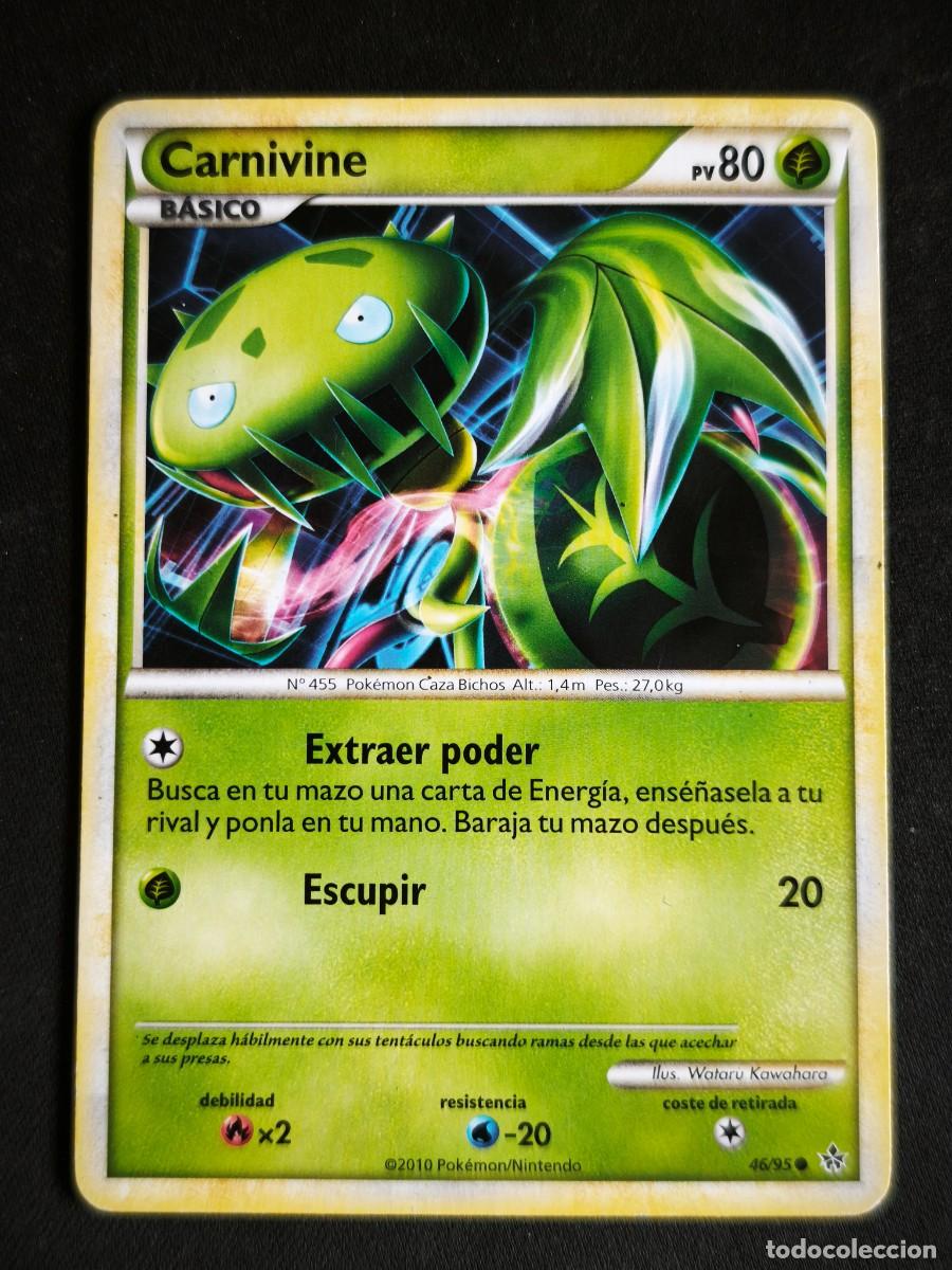 Sammelkarten: Cromo-carta-Trading Card Pokemon Carnivine estado muy bueno