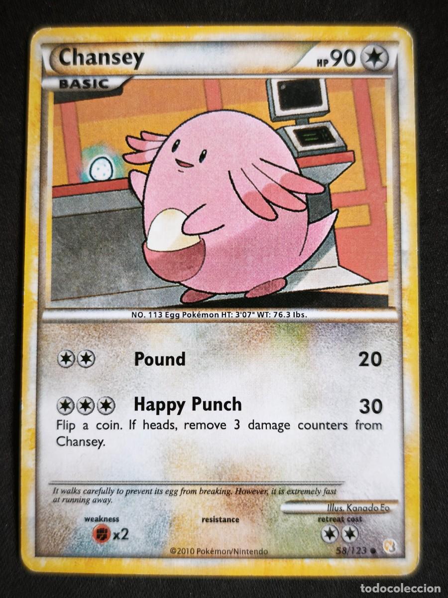 Sammelkarten: Cromo-carta-Trading Card Pokemon Chansey estado muy bueno
