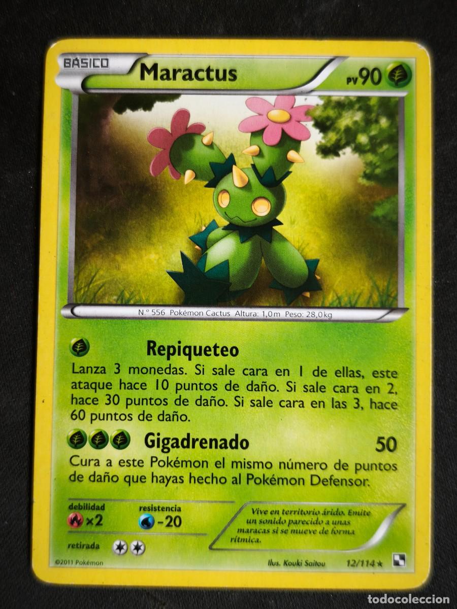 Cartes &agrave; &Eacute;changer: Cromo-carta-Trading Card Pokemon Maractus estado muy bueno